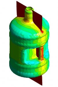 ANSYS POLYFLOW粘弹性材料的流动模拟分析